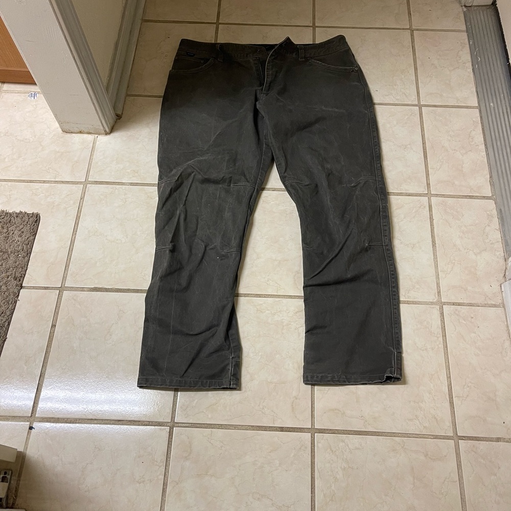Kuhl Vintage Patina Dye Women’s Jeans/Pants,Khaki, Size 38x32, RN 108846 Y2K 18F